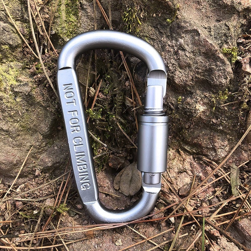 No. 8 Carabiner D Type Bold 8CM Aluminum Alloy