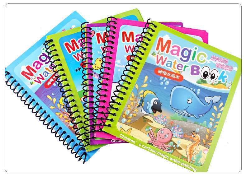 Children's Magic Water Painting Book Coloring And Coloring Book