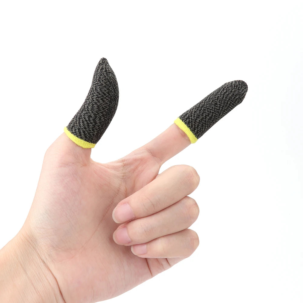 1/2 Pair Kitchen Finger Cover Gaming Finger Sleeve Breathable Fingertips For Mobile Games Touch Screen Finger Cots Cover Finger