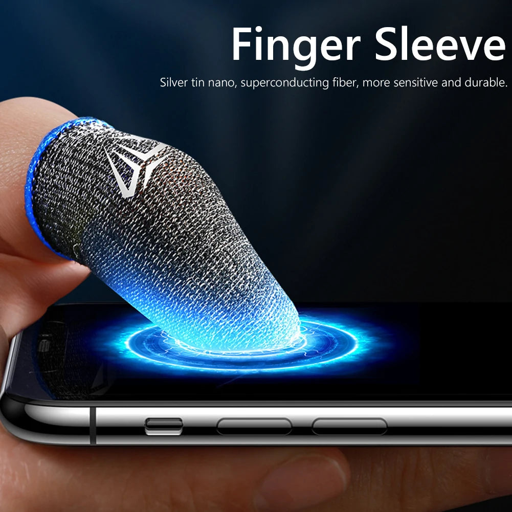 1/2 Pair Kitchen Finger Cover Gaming Finger Sleeve Breathable Fingertips For Mobile Games Touch Screen Finger Cots Cover Finger