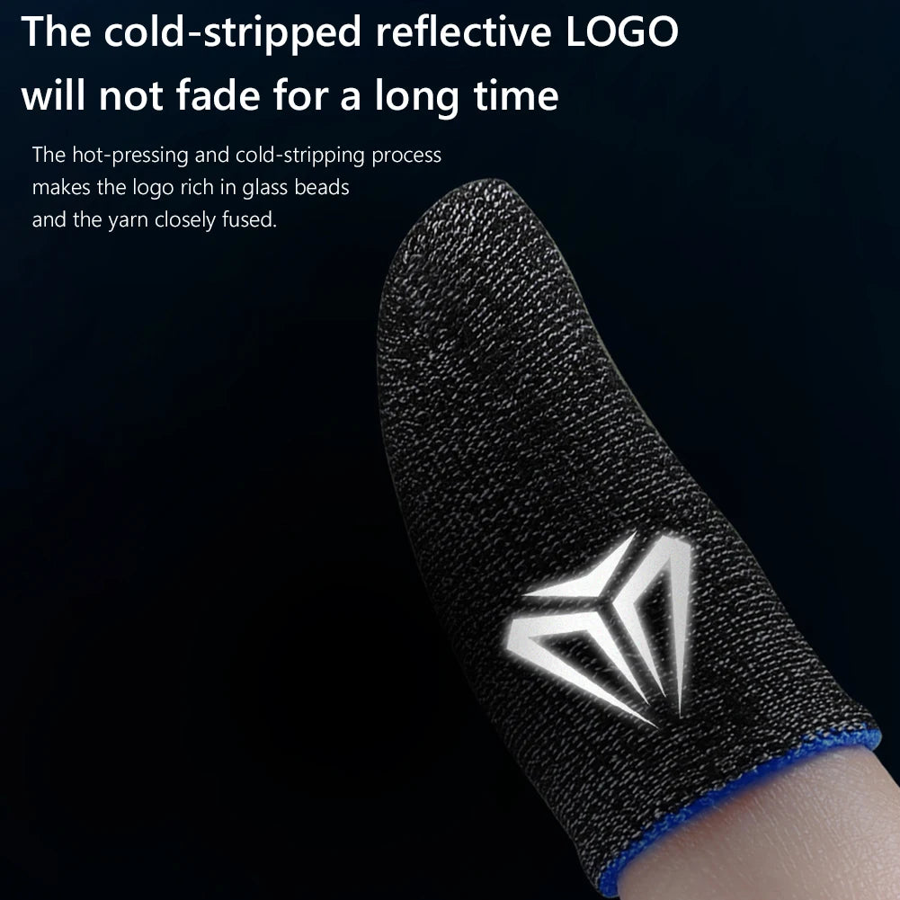 1/2 Pair Kitchen Finger Cover Gaming Finger Sleeve Breathable Fingertips For Mobile Games Touch Screen Finger Cots Cover Finger