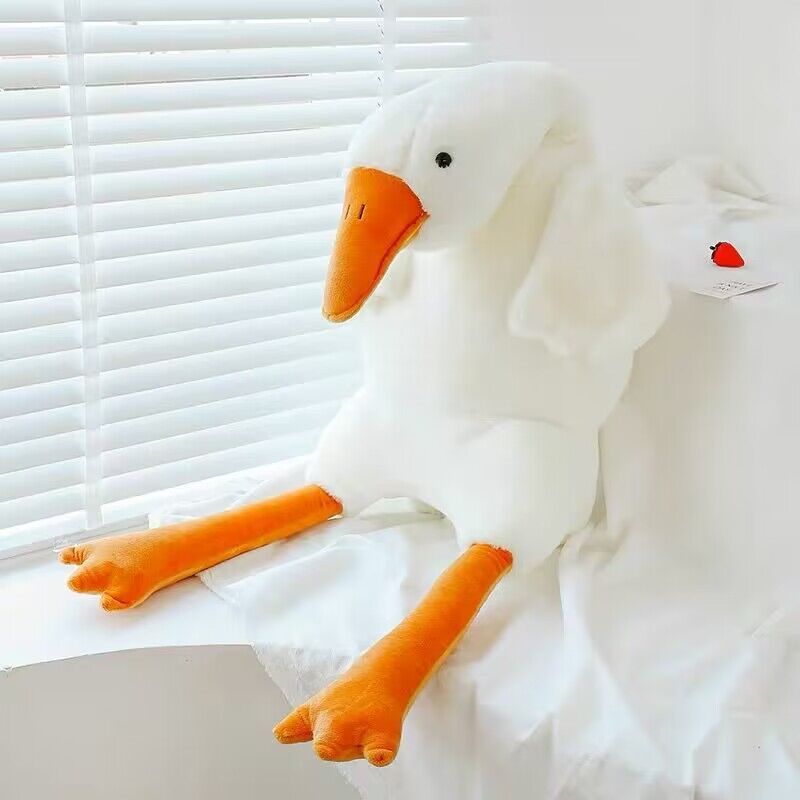 Cute Big White Geese Pillow Plush Toy